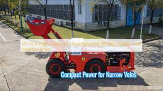 Cargador subterráneo compacto WJ 0.6 para operaciones de vena estrecha